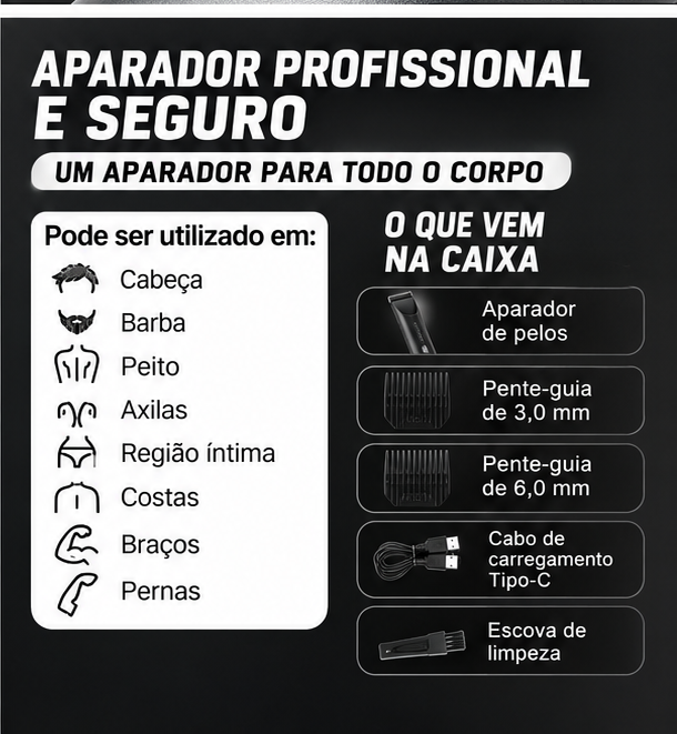 AparaAchados™ : Caixa Dos Achados (Aparador Corporal Multifuncional)