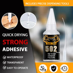Cola Instantânea 502 Super Glue 20g – Fixação Forte e Secagem Rápida