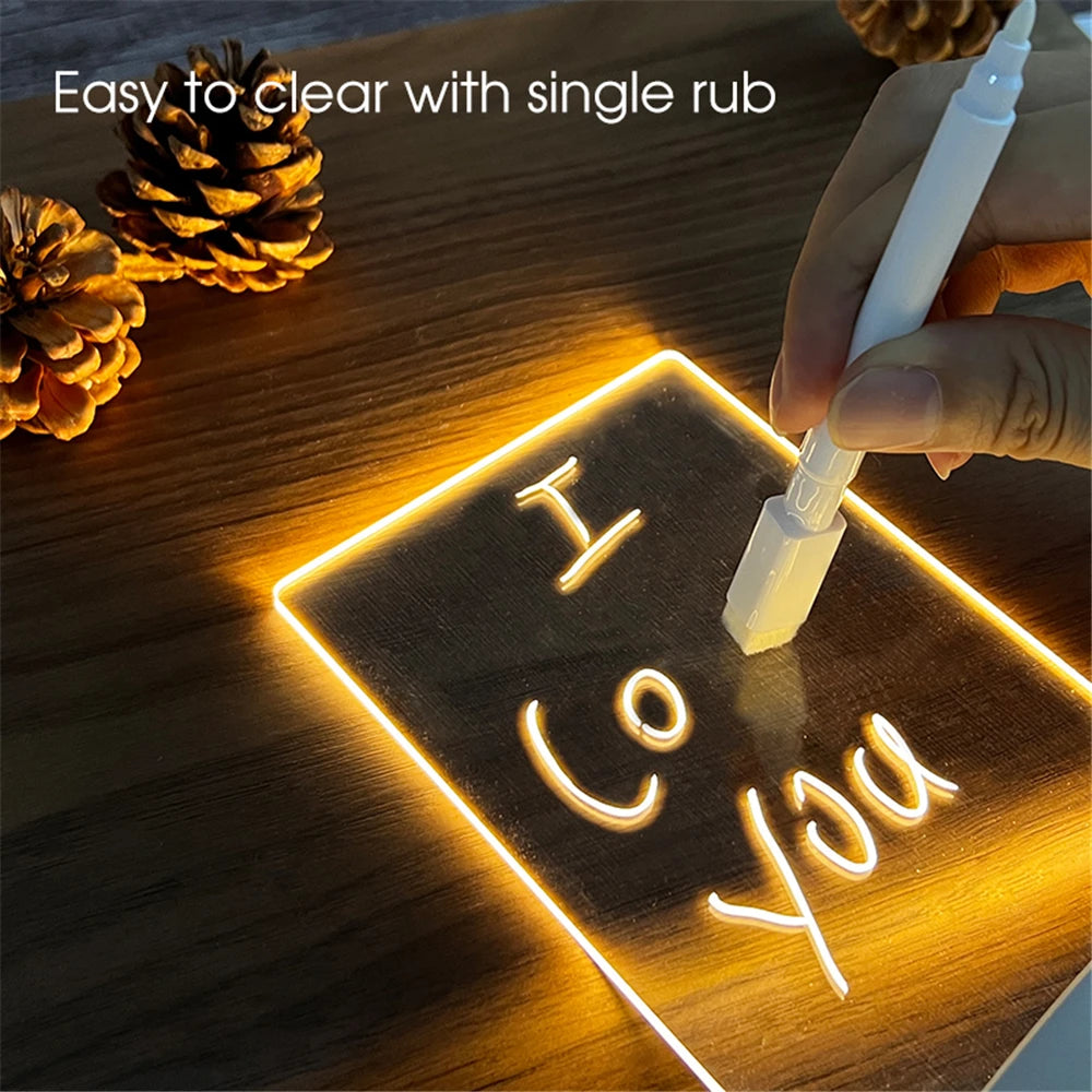 Luminária LED com Quadro de Mensagens – Ilumine, Organize e Personalize Seu Espaço