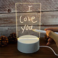 Luminária LED com Quadro de Mensagens – Ilumine, Organize e Personalize Seu Espaço
