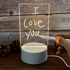 Luminária LED com Quadro de Mensagens – Ilumine, Organize e Personalize Seu Espaço