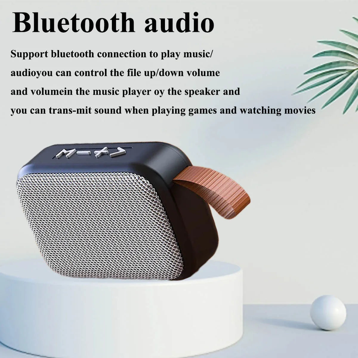 Caixa de Som Bluetooth Portátil 5.0 – Som de Qualidade para Todos os Momentos