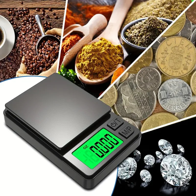 Balança Digital de Precisão 1000g x 0,1g – Mais Precisão para Sua Cozinha