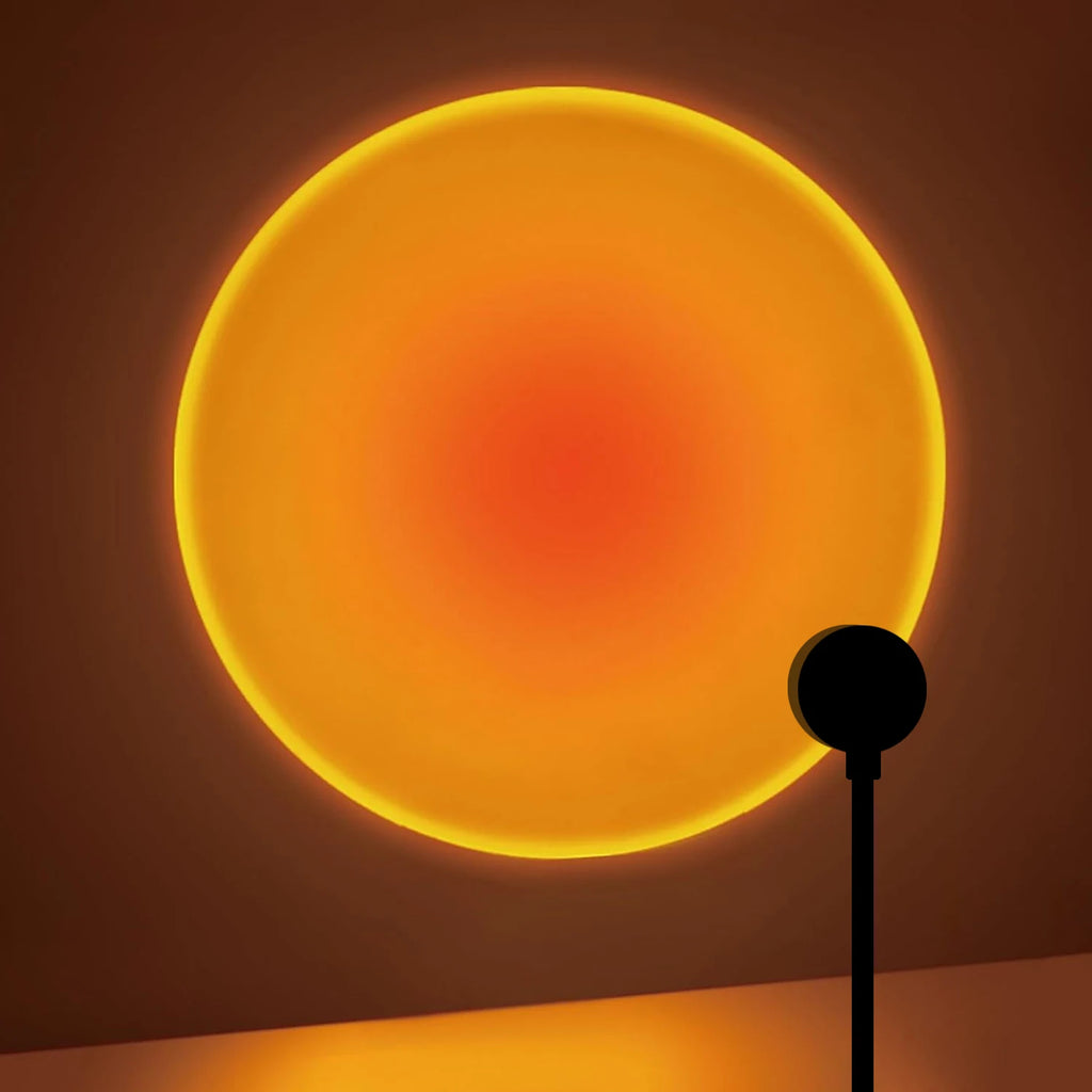 Lâmpada Projetora Pôr do Sol (Sunset Projection Lamp) – Transforme Seu Ambiente com um Espetáculo de Luz