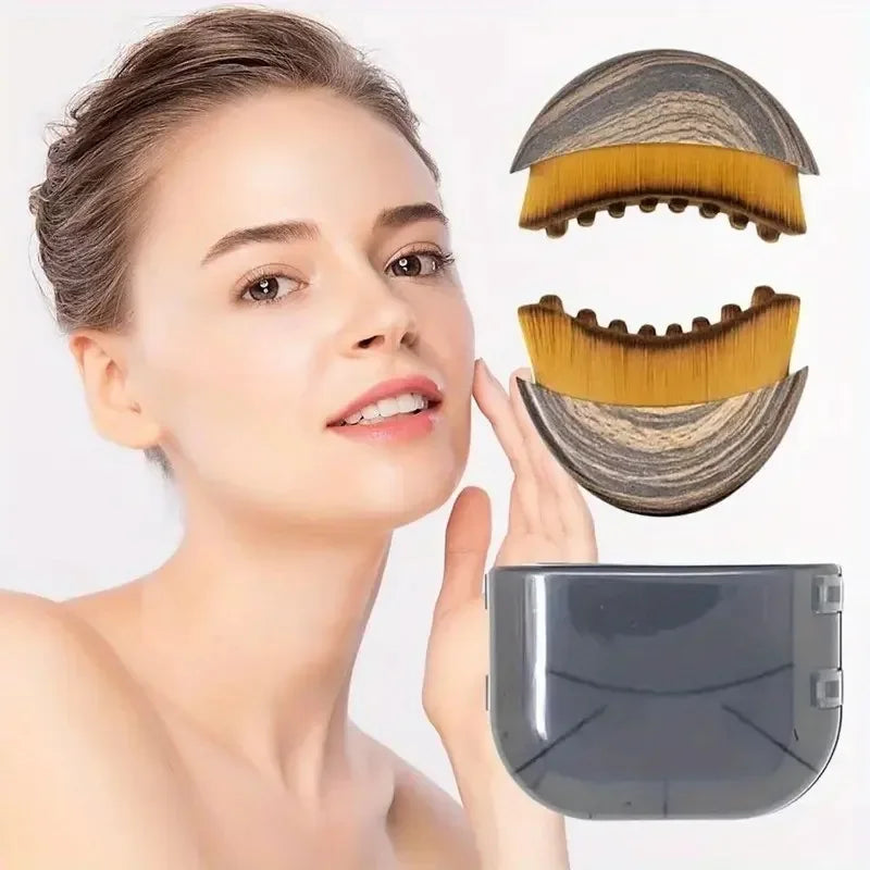 Escova Massageadora Facial para Contorno e Drenagem – Seu Momento de Autocuidado Todos os Dias