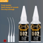 Cola Instantânea 502 Super Glue 20g – Fixação Forte e Secagem Rápida
