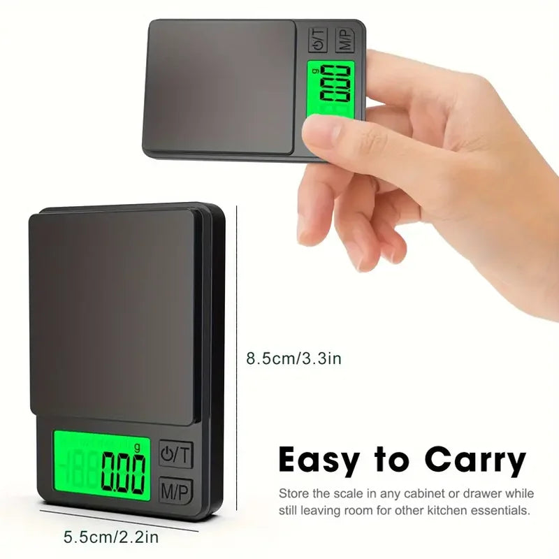 Balança Digital de Precisão 1000g x 0,1g – Mais Precisão para Sua Cozinha