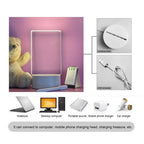 Luminária LED com Quadro de Mensagens – Ilumine, Organize e Personalize Seu Espaço