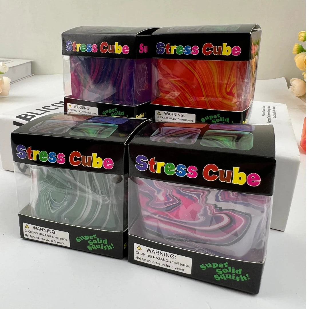 Cubo Sensorial Antiestresse com Gel – Relaxe, Foque e Divirta-se