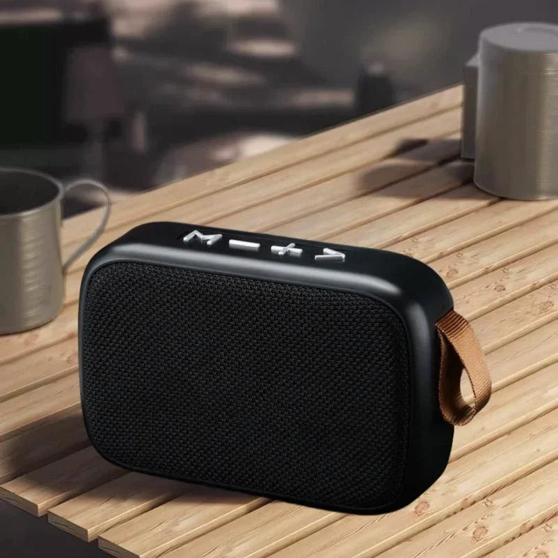 Caixa de Som Bluetooth Portátil 5.0 – Som de Qualidade para Todos os Momentos