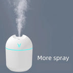 Umidificador de Ar USB 250ml com Difusor de Aromas e Luz LED