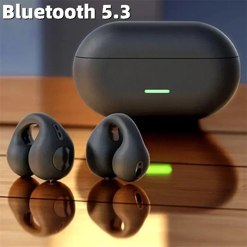 Fone de Ouvido T75 Condução Óssea Bluetooth 5.3 – Liberdade, Conforto e Segurança para Seus Treinos