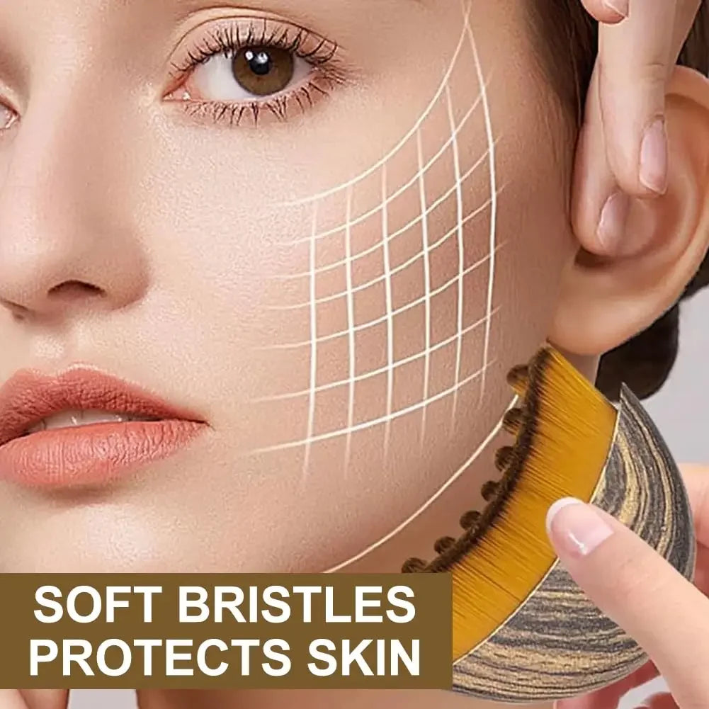 Escova Massageadora Facial para Contorno e Drenagem – Seu Momento de Autocuidado Todos os Dias