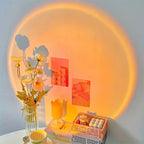 Lâmpada Projetora Pôr do Sol (Sunset Projection Lamp) – Transforme Seu Ambiente com um Espetáculo de Luz