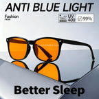 Óculos com Lentes Vermelhas para Bloqueio de Luz Azul