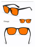 Óculos com Lentes Vermelhas para Bloqueio de Luz Azul