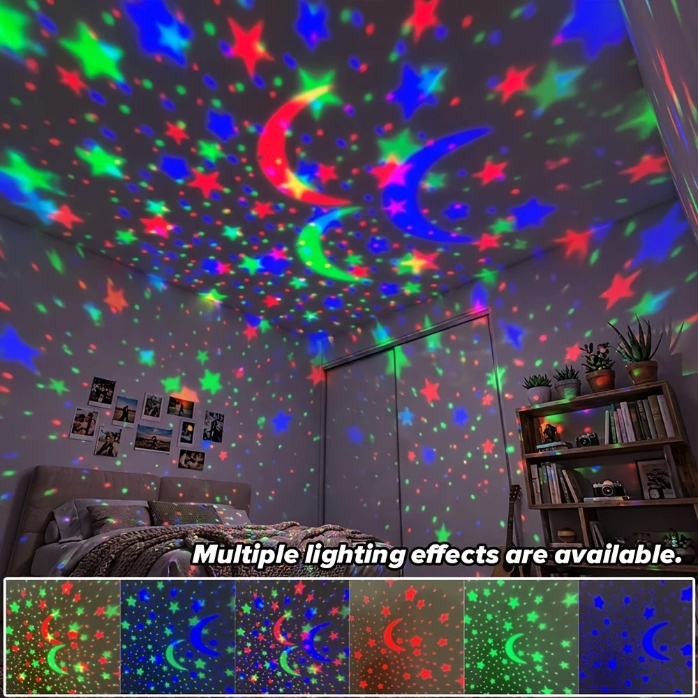 Projetor LED Céu Estrelado – Transforme Qualquer Ambiente em um Espetáculo de Luzes