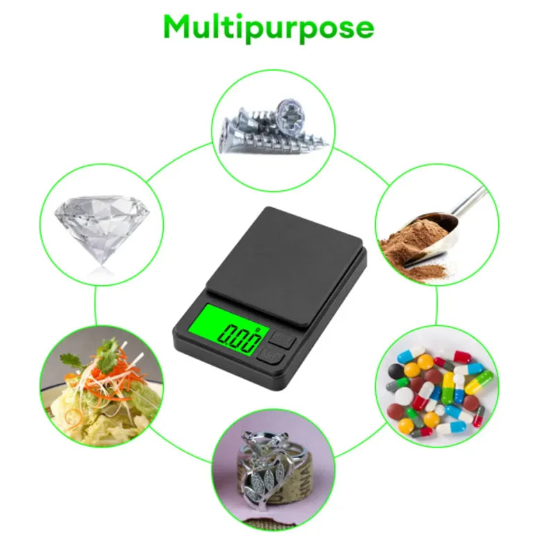 Balança Digital de Precisão 1000g x 0,1g – Mais Precisão para Sua Cozinha