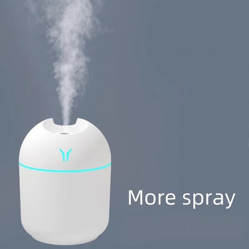 Umidificador de Ar USB 250ml com Difusor de Aromas e Luz LED