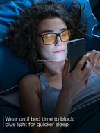 Óculos com Lentes Vermelhas para Bloqueio de Luz Azul