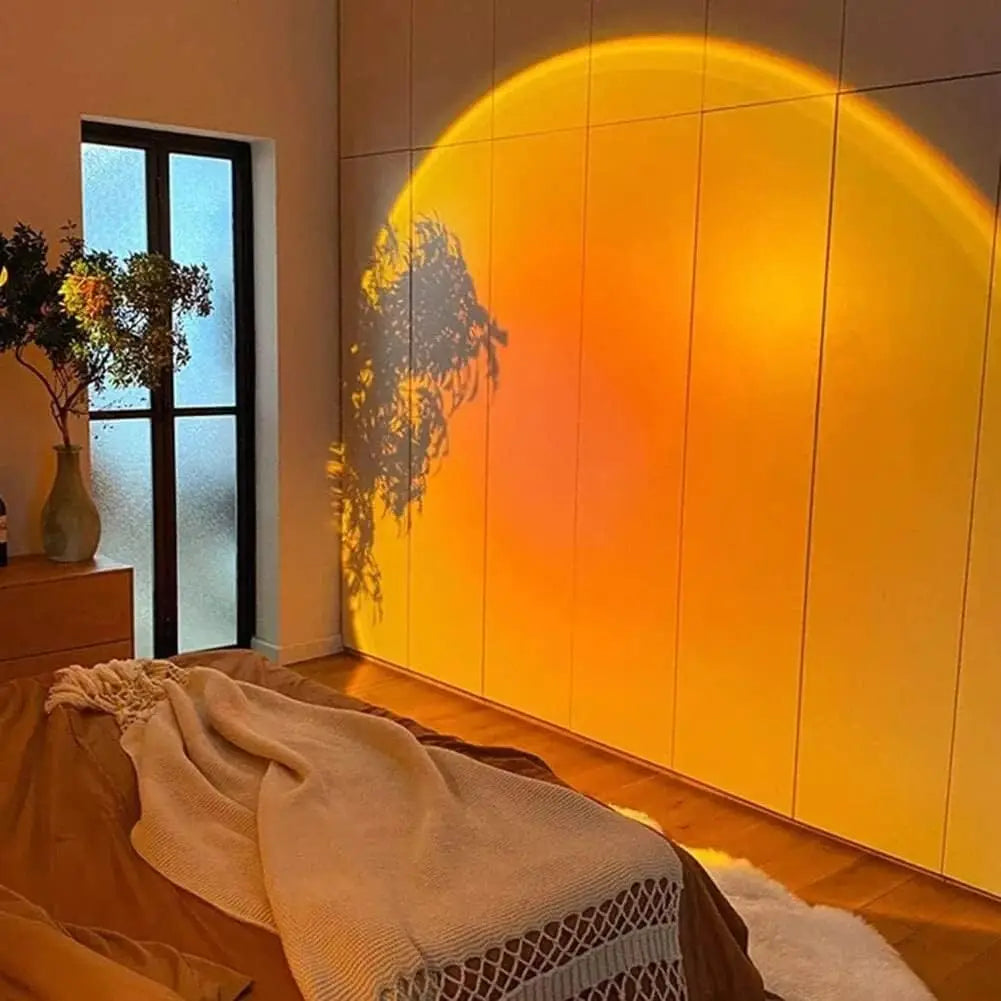 Lâmpada Projetora Pôr do Sol (Sunset Projection Lamp) – Transforme Seu Ambiente com um Espetáculo de Luz