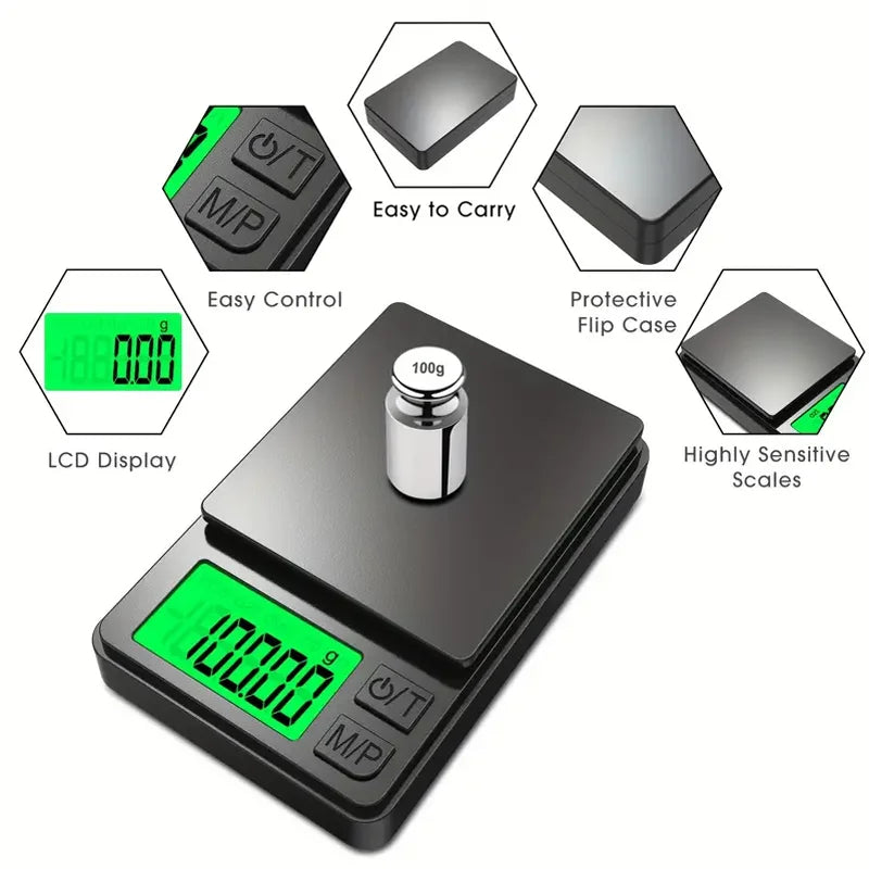 Balança Digital de Precisão 1000g x 0,1g – Mais Precisão para Sua Cozinha