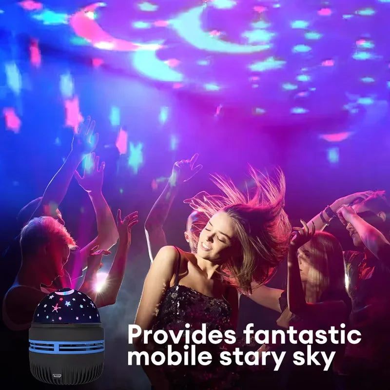 Projetor LED Céu Estrelado – Transforme Qualquer Ambiente em um Espetáculo de Luzes